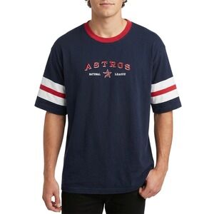 Houston Astros National League Baseball T Shirt Mens XL Navy Red White Casual